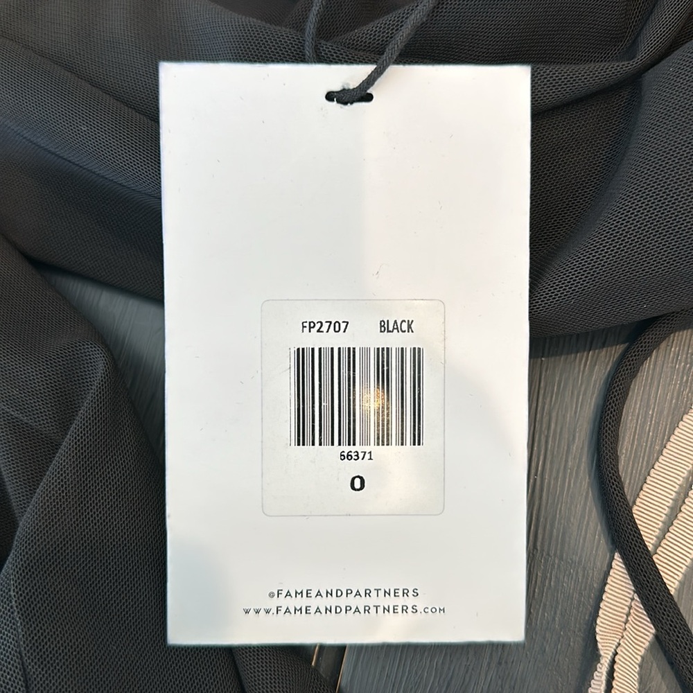 FAME and PARTNERS Tiered Floor-Length Gown - Picture 9 of 15